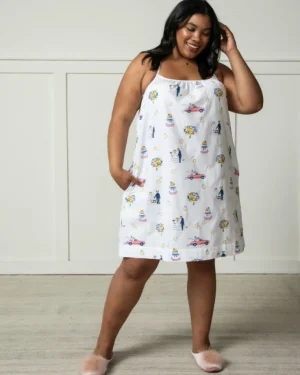 Nightgowns<Printfresh Happily Ever After - Cami Nightgown - Cloud