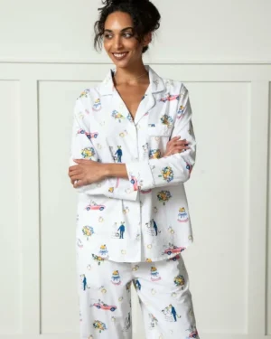 Pajama Sets<Printfresh Happily Ever After - Long PJ Set - Cloud