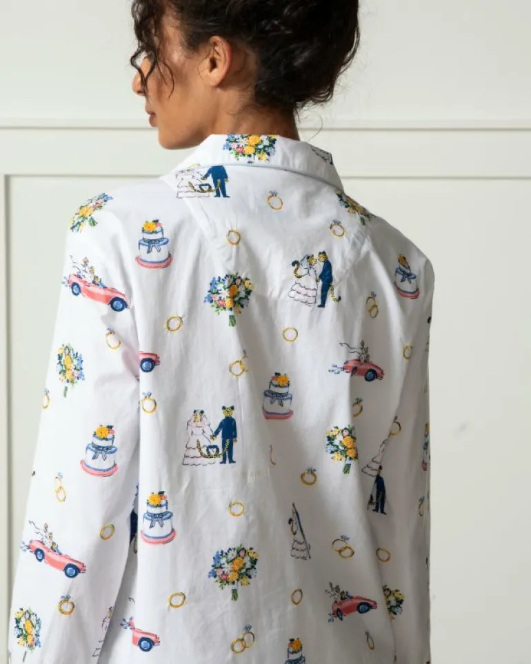 Pajama Sets<Printfresh Happily Ever After - Long PJ Set - Cloud