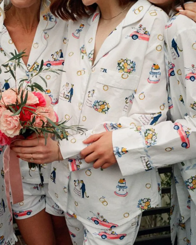 Pajama Sets<Printfresh Happily Ever After - Short PJ Set - Cloud