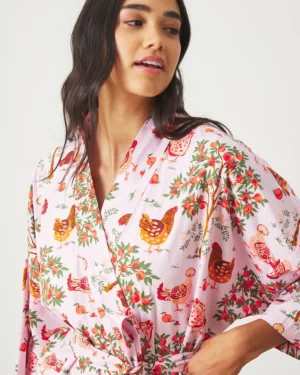 Robes<Printfresh Hen House - Robe - Ballet Pink BalletPink