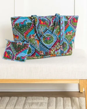 Bags & Totes<Printfresh High Horse - Weekend Bag with Pouch -Blush Denim BlushDenim