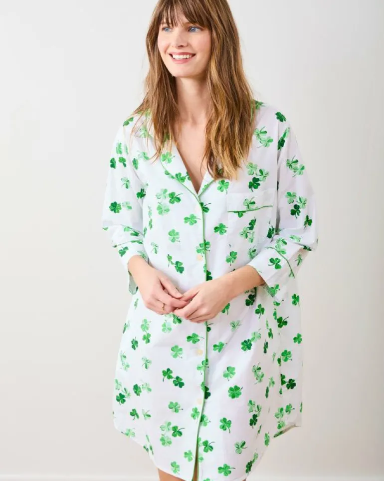 Sleep Shirts<Printfresh Lucky Clover - Sleep Shirt - Cloud