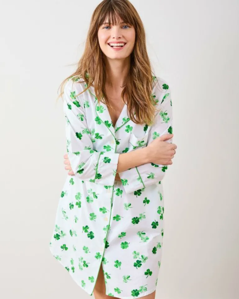 Sleep Shirts<Printfresh Lucky Clover - Sleep Shirt - Cloud