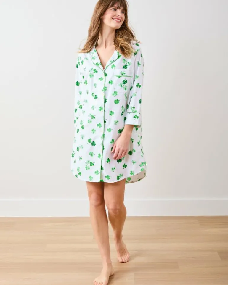 Sleep Shirts<Printfresh Lucky Clover - Sleep Shirt - Cloud