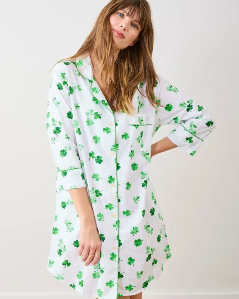 Sleep Shirts<Printfresh Lucky Clover - Sleep Shirt - Cloud