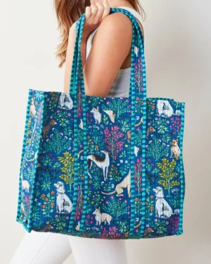 Bags & Totes<Printfresh Must Love Dogs - The Traveler Tote - Indigo