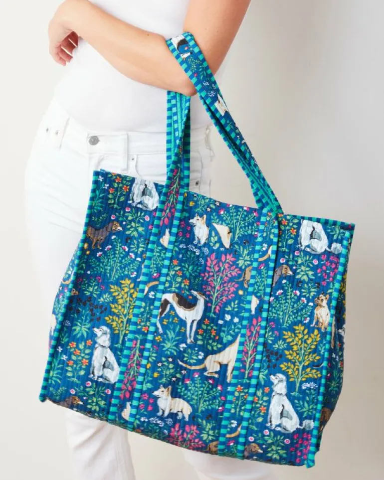 Bags & Totes<Printfresh Must Love Dogs - The Traveler Tote - Indigo