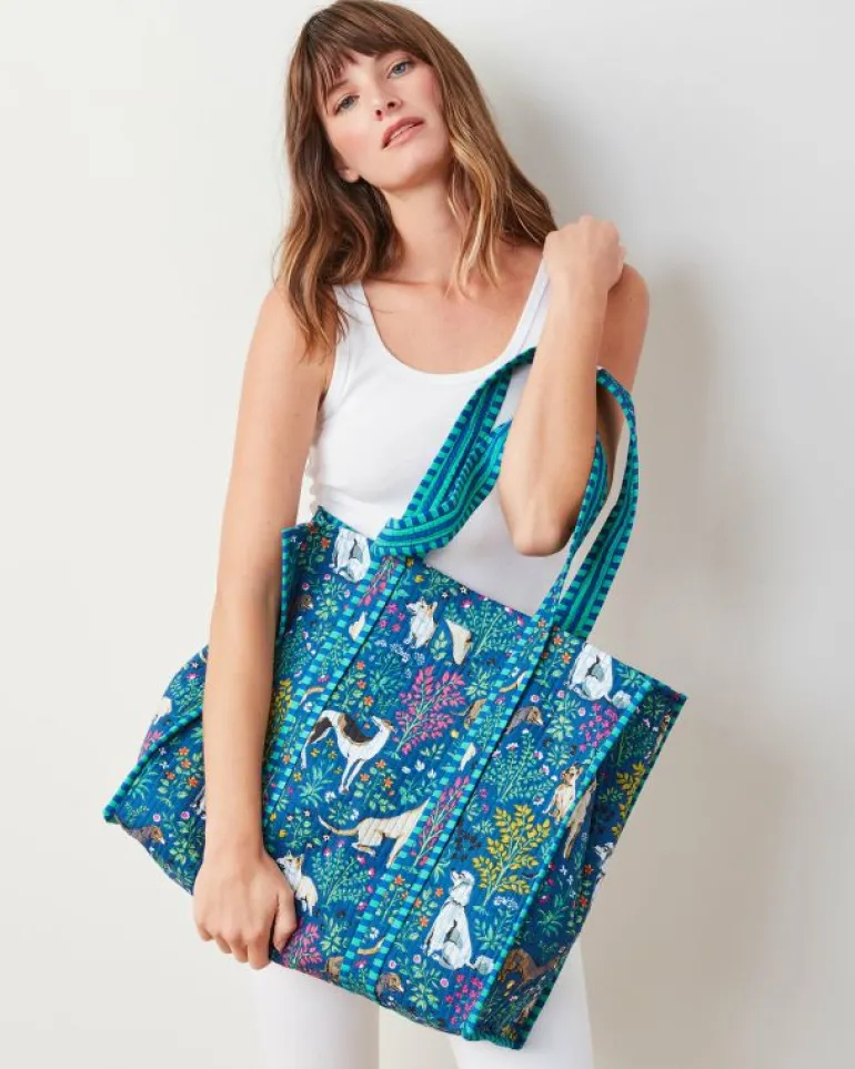Bags & Totes<Printfresh Must Love Dogs - The Traveler Tote - Indigo