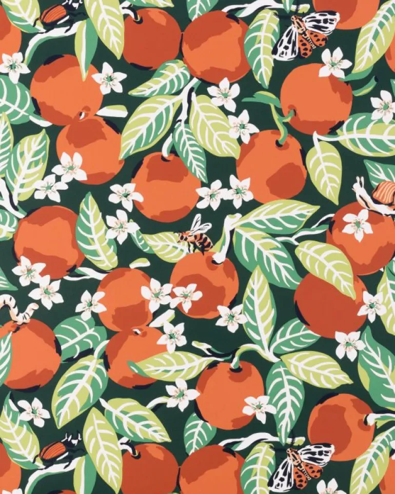 Wallpaper<Printfresh Orange Grove - Peel u0026 Stick Wallpaper - Juniper