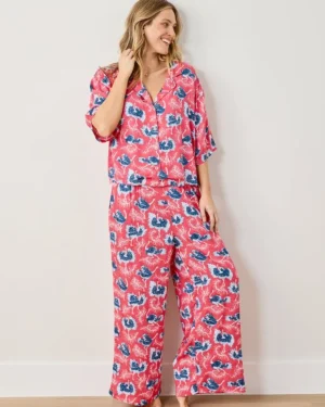 Tall | Luxe Satin<Printfresh Ostrich Dance - Tall Satin Wildest Dreams Set - Fancy Pink FancyPink