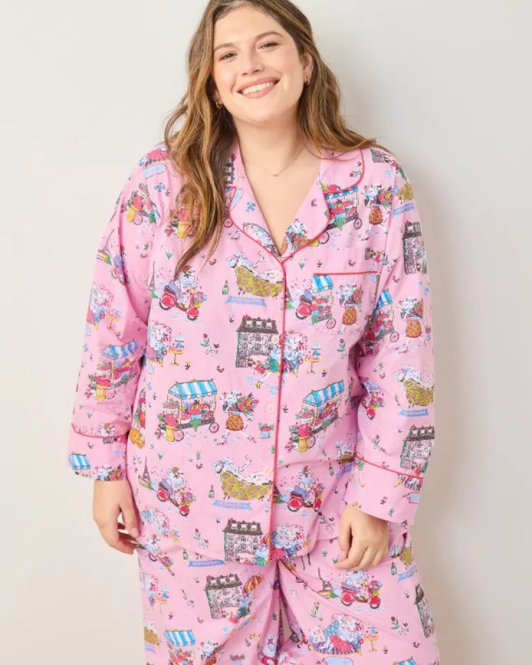 Pajama Sets<Printfresh Parisian Poodles - Long PJ Set - Paris Pink ParisPink