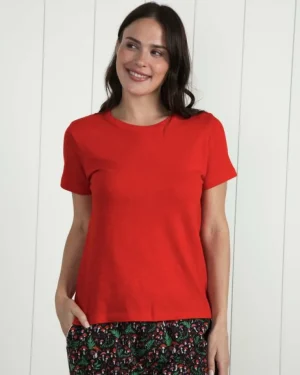T-shirts & Tanks | T-shirts & Henleys<Printfresh Red Lip - Saturday Tee - Knit T-Shirt