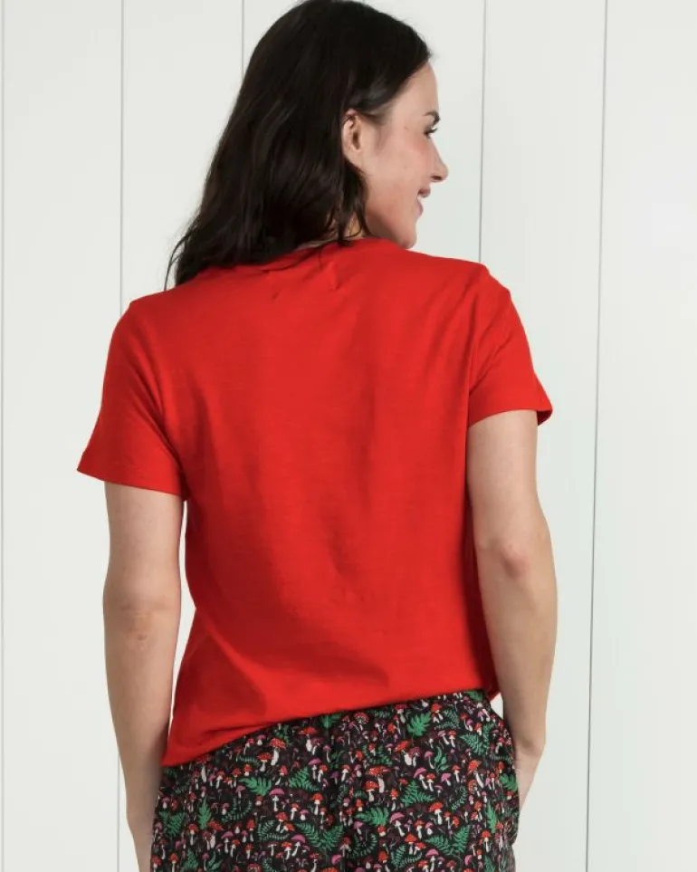 T-shirts & Tanks | T-shirts & Henleys<Printfresh Red Lip - Saturday Tee - Knit T-Shirt