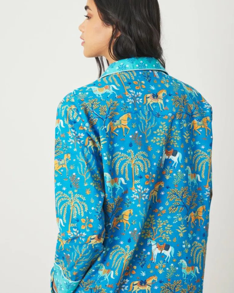 Pajama Sets<Printfresh Show Pony - Long PJ Set - Steel Blue SteelBlue