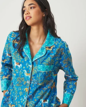 Tall | Pajama Sets<Printfresh Show Pony - Tall Long PJ Set - Steel Blue SteelBlue