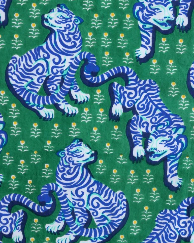 Bags & Totes<Printfresh Tiger Queen - Weekend Bag with Pouch - Jade