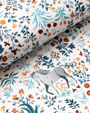 Wallpaper<Printfresh Unicorn's Garden - Wallpaper Double Roll - Cloud