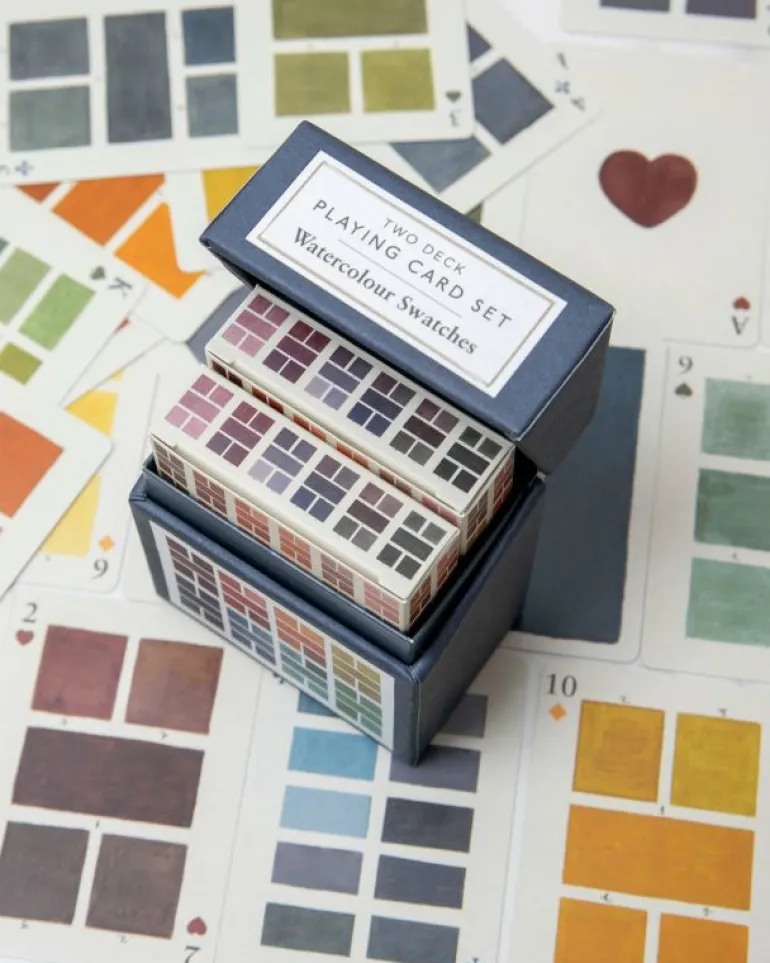 Friends Of Pf<Printfresh Watercolor Swatches - Playing Card Set of 2 Decks - Roomytown