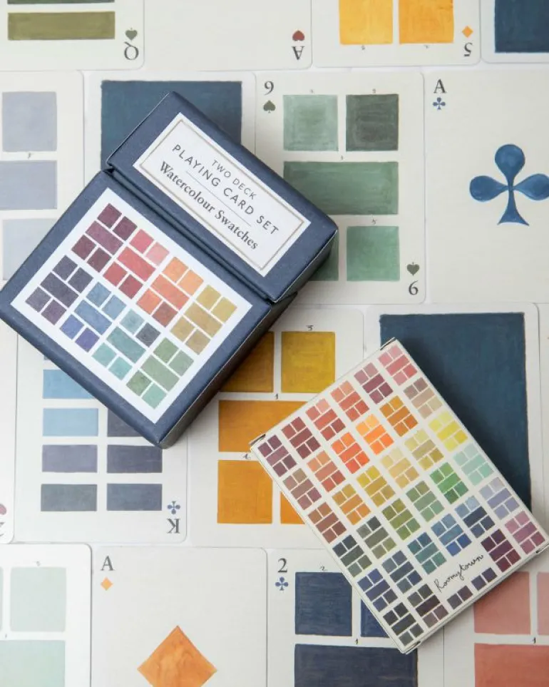 Friends Of Pf<Printfresh Watercolor Swatches - Playing Card Set of 2 Decks - Roomytown